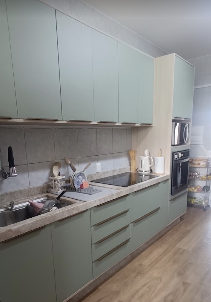 Cozinha verde moderna
