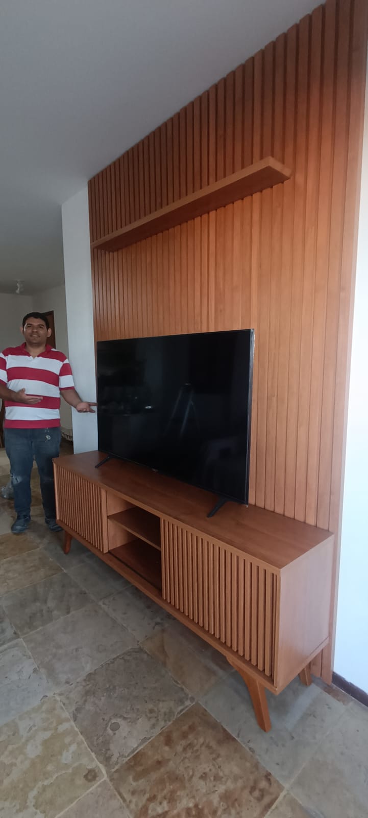 Painel de TV ripado